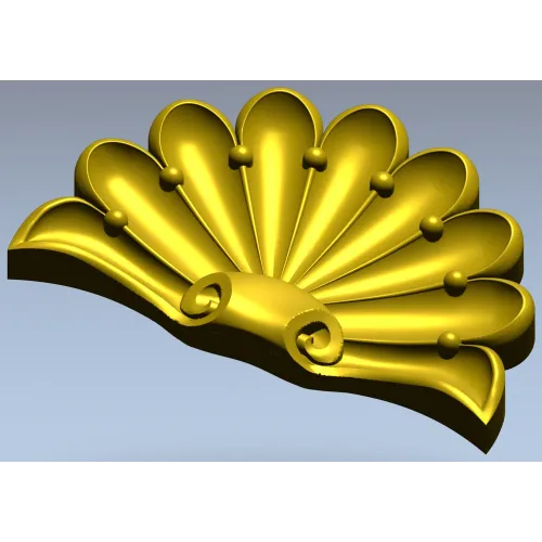Веерная раковина - 3D модель STL для ЧПУ