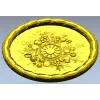 Harvest Rosette - detailed STL 3D model for CNC rosette panel