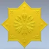 Розетка Восьмилистник - 3D модель STL для ЧПУ