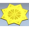 Розетка Восьмилистник - 3D модель STL для ЧПУ