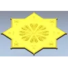 Розетка Восьмилистник - 3D модель STL для ЧПУ