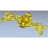 Картуш рококо для фрезеровки в формате STL