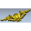 Декоративный картуш с акантовыми листьями - 3D модель STL для ЧПУ