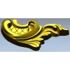Acanthus Corner Cartouche - STL 3D Model for CNC Milling