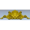Seashell Rocaille Crest - STL 3D model for CNC