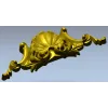 Seashell Rocaille Crest - STL 3D model for CNC