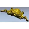 Seashell Rocaille Crest - STL 3D model for CNC