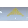 Arabesque Corner Crest STL for CNC