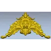 Rococo Corner Cartouche STL for CNC