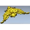 Rococo Corner Cartouche STL for CNC