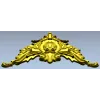 Rococo Corner Cartouche STL for CNC