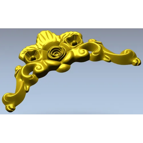 Барочный картуш "Розалия" - 3D модель STL для ЧПУ