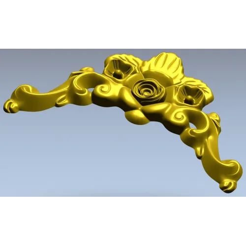 Барочный картуш "Розалия" - 3D модель STL для ЧПУ