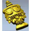 Regal Draped Urn Decorative STL for CNC