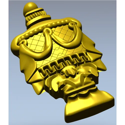 Regal Draped Urn Decorative STL for CNC