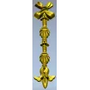 Ribbon Tassel Vertical Applique - STL 3D Model for CNC
