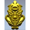 Вертикальный картуш "Флора" - 3D модель STL для ЧПУ