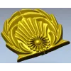 Флорентийская ракушка - декоративная накладка в формате STL для ЧПУ