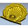 Флорентийская ракушка - декоративная накладка в формате STL для ЧПУ