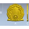 Флорентийская ракушка - декоративная накладка в формате STL для ЧПУ