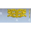 Рокайльная накладка "Вензель Акантус" - STL для ЧПУ