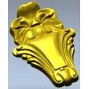 Вертикальный картуш рельефный - STL модель для ЧПУ