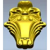 Вертикальный картуш рельефный - STL модель для ЧПУ