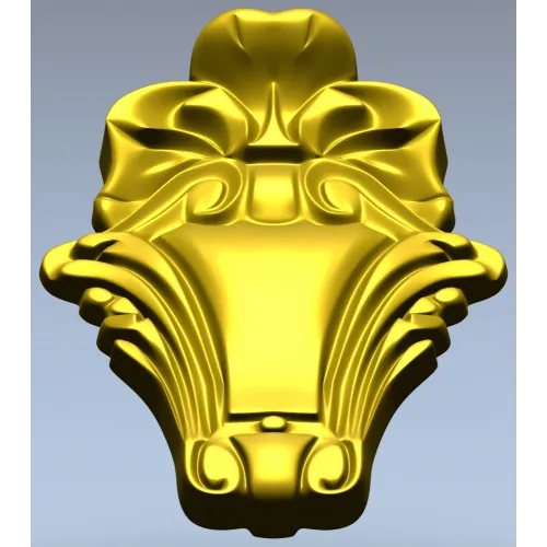 Вертикальный картуш рельефный - STL модель для ЧПУ