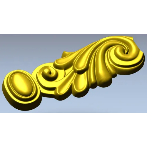 Декоративная накладка "Эллина" - 3D модель STL для ЧПУ
