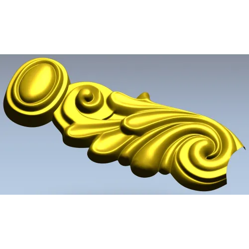 Декоративная накладка "Эллина" - 3D модель STL для ЧПУ