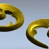 Завиток в классическом стиле - 3D модель STL для ЧПУ