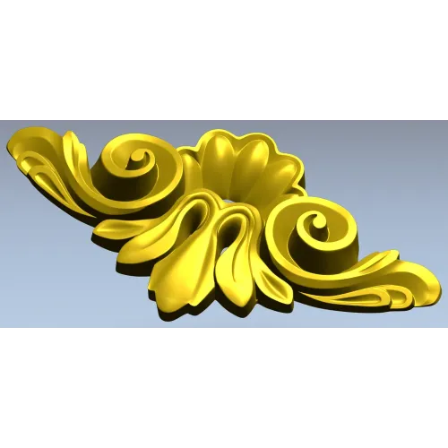 Декоративный картуш в классическом стиле - 3D модель STL для ЧПУ