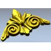 Acanthus Scroll Cartouche STL 3D Model for CNC