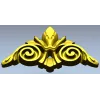 Acanthus Scroll Cartouche STL 3D Model for CNC
