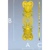 Acanthus Scroll Cartouche - STL 3D model for CNC