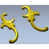 Baroque Corner Ornament STL for CNC