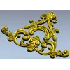 Треугольный рокайльный декор - 3D модель STL для ЧПУ