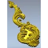 Рокайльный картуш для фрезерной резьбы