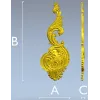 Рокайльный картуш для фрезерной резьбы