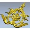 Картуш "Флерон" - декоративная 3D модель STL для ЧПУ