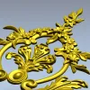 Картуш "Флерон" - декоративная 3D модель STL для ЧПУ