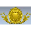 Rococo Cartouche STL 3D model for CNC carving