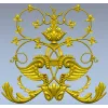 Rococo Cartouche Decorative Panel STL for CNC