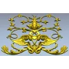 Rococo Cartouche Decorative Panel STL for CNC