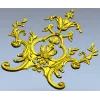 Rococo Floral Crest STL 3D Model for CNC