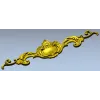 Baroque Cartouche Ornament STL 3D Model for CNC