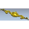 Baroque Cartouche Ornament STL 3D Model for CNC