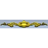Baroque Cartouche Ornament STL 3D Model for CNC