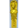 Декоративная накладка с женским бюстом - STL модель для ЧПУ