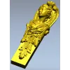 Декоративная накладка с женским бюстом - STL модель для ЧПУ